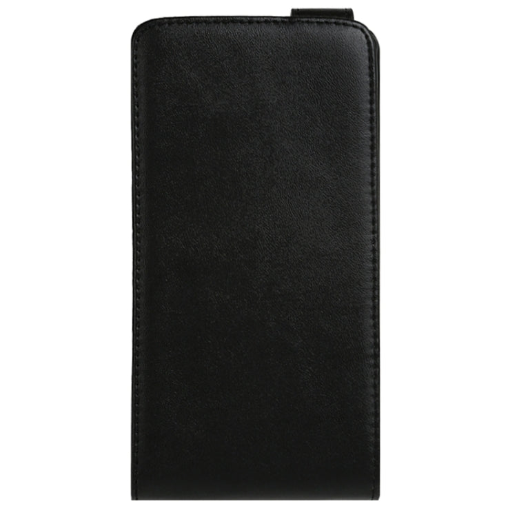 Vertical Flip Magnetic Snap Leather Case for LG G Flex / F340(Black)
