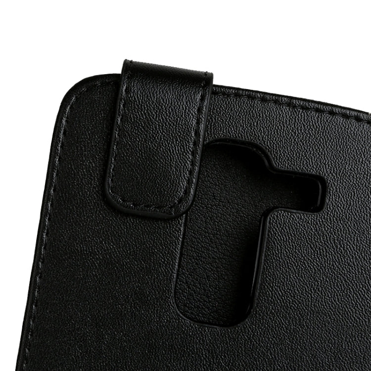 Vertical Flip Magnetic Snap Leather Case for LG Optimus G Pro 2 / F350(Black)