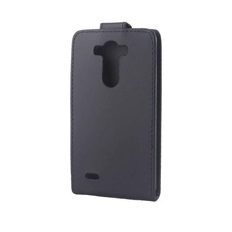 For LG G3 / D855 Vertical Flip Magnetic Snap Leather Case(Black)