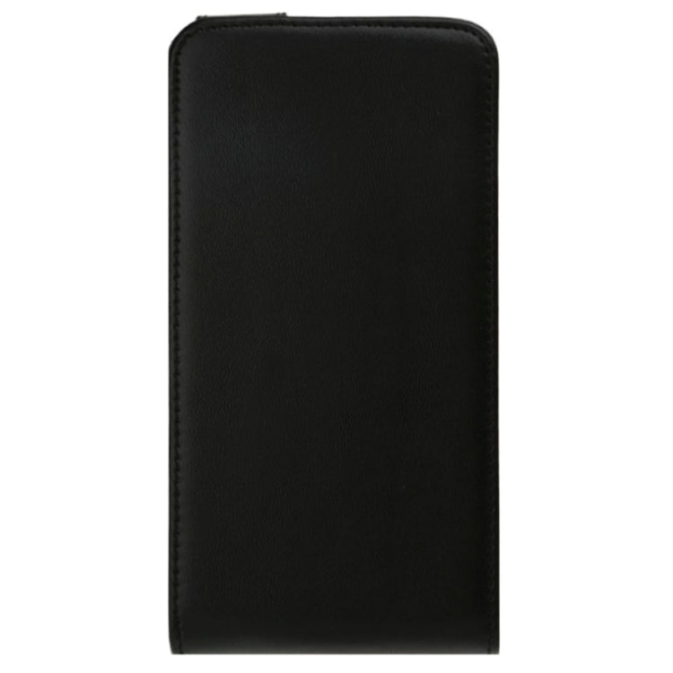 Vertical Flip Magnetic Snap Leather Case for Wiko Bloom(Black)