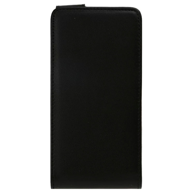 Vertical Flip Magnetic Snap Leather Case for Wiko Fizz(Black)