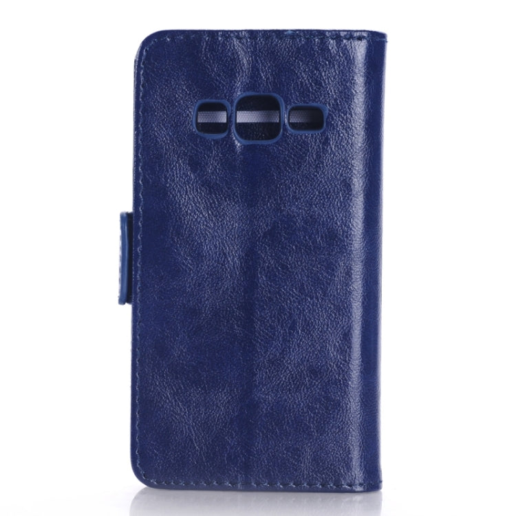 Oil Skin Texture Horizontal Flip Leather Case with Card Slots & Wallet & Holder for Samsung Z1/Z130H