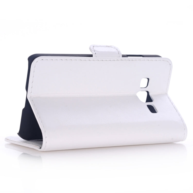 Oil Skin Texture Horizontal Flip Leather Case with Card Slots & Wallet & Holder for Samsung Z1/Z130H