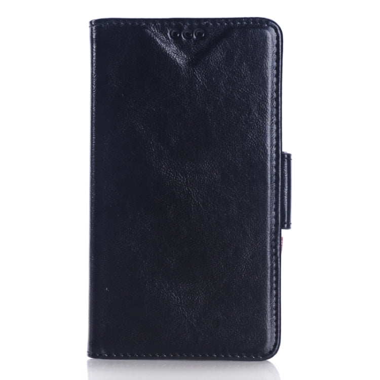 Oil Skin Texture Horizontal Flip Leather Case with Holder & Card Slots & Wallet & Side Chains for Sony Xperia E4