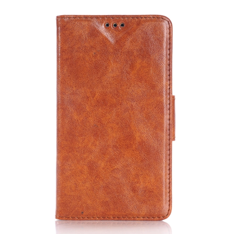 Oil Skin Texture Horizontal Flip Leather Case with Holder & Card Slots & Wallet & Side Chains for Sony Xperia E4