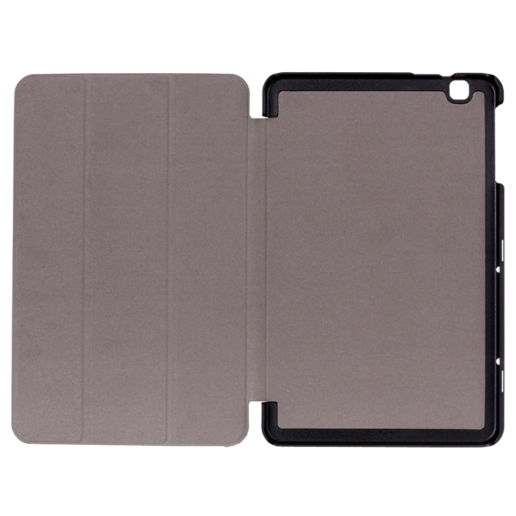 Karst Texture Horizontal Flip Solid Color Leather Case with Three-folding Holder for LG G Pad 2 10.1 / V930 / V940