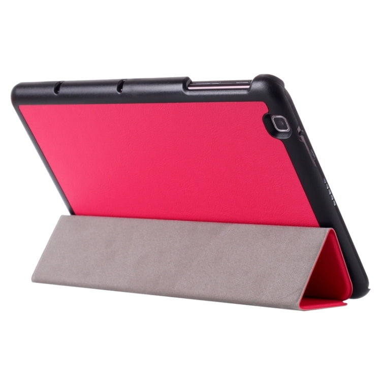 Karst Texture Horizontal Flip Solid Color Leather Case with Three-folding Holder for LG G Pad 2 10.1 / V930 / V940