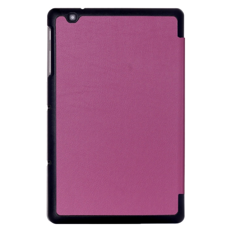 Karst Texture Horizontal Flip Solid Color Leather Case with Three-folding Holder for LG G Pad 2 10.1 / V930 / V940