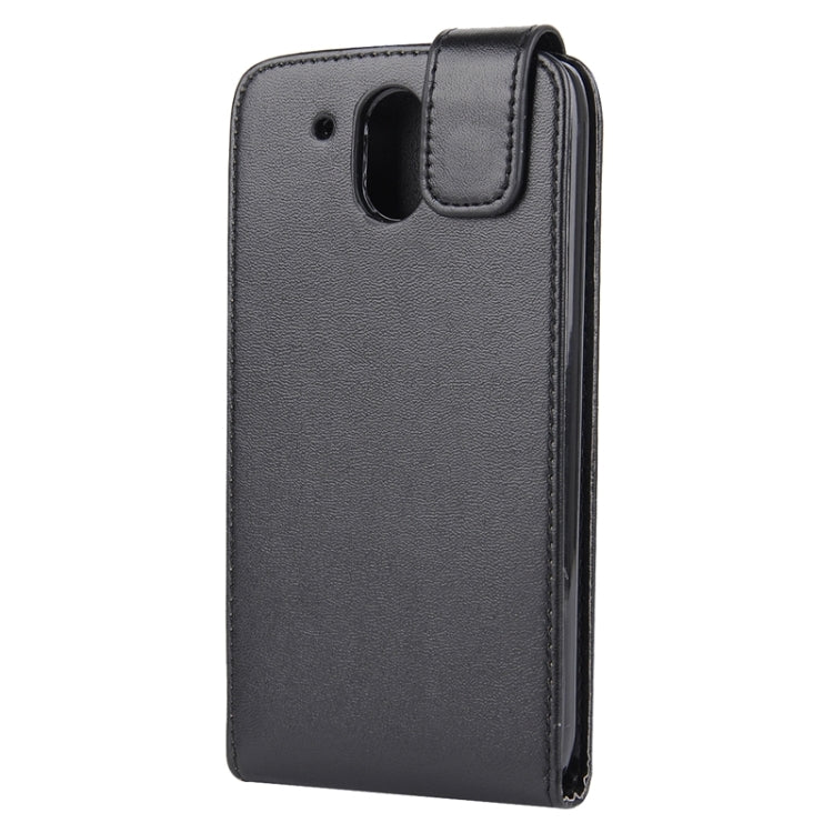 For HTC Desire 526 Nappa Texture Vertical Flip Magnetic Snap Leather Case