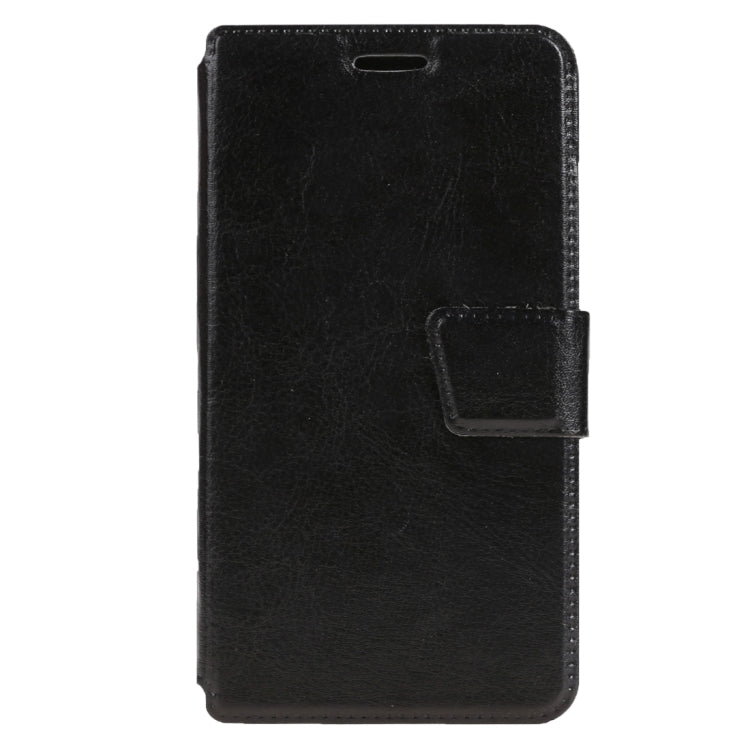Horizontal Flip Black Leather Case with Card Slots & Holder for LG V10