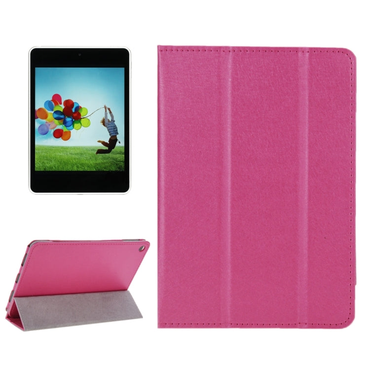 Oracle Texture Magnetic Leather Case with Three-folding Holder for Nokia N1