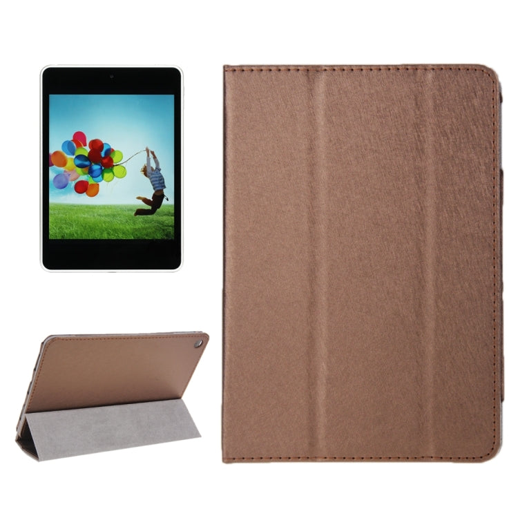 Oracle Texture Magnetic Leather Case with Three-folding Holder for Nokia N1