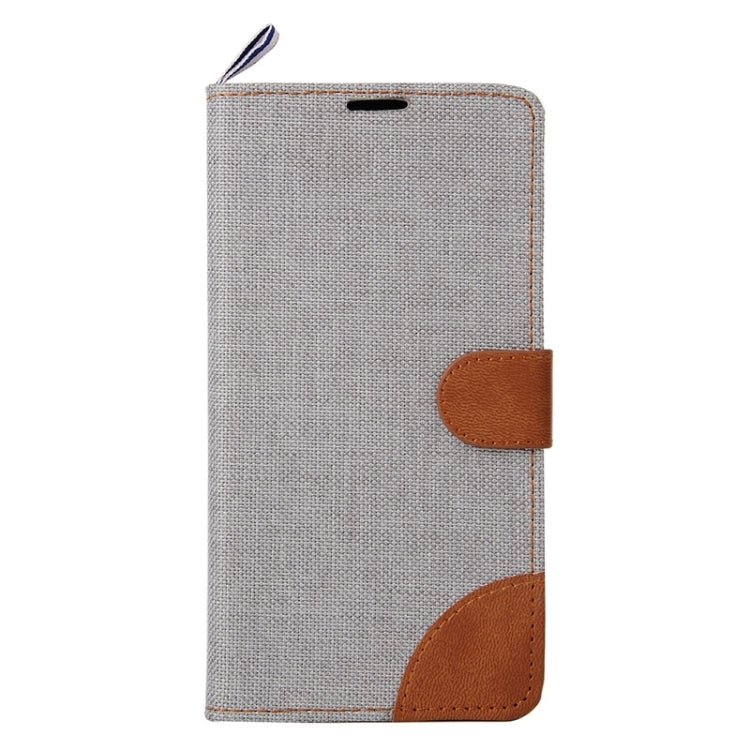 Denim Texture Leather Case with Card Slots & Holder & Lanyard for Alcatel One Touch Pop C9