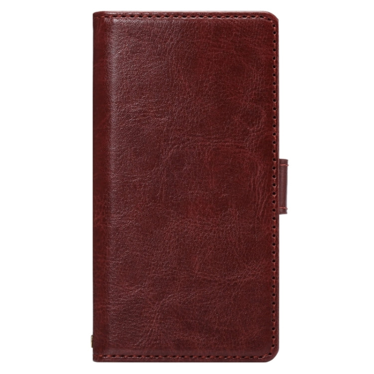 Lambskin Texture Words and Flowers Printing Horizontal Flip Solid Color Leather Case with Holder and Card Slots for Sony Xperia Z5 Compact / Mini
