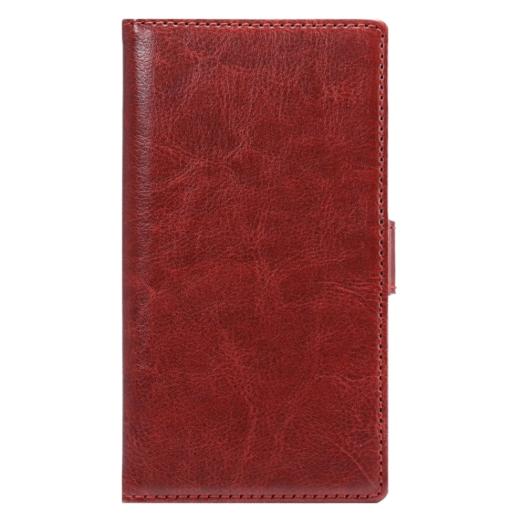 Lambskin Texture Words and Flowers Printing Horizontal Flip Solid Color Leather Case with Holder and Card Slots for Sony Xperia Z5 Premium / Plus