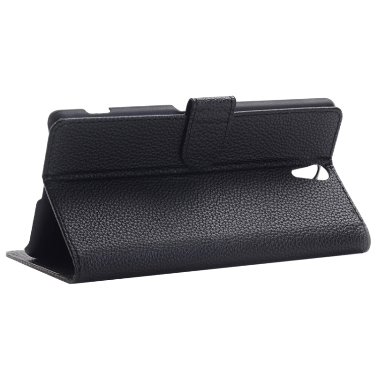Litchi Texture Horizontal Flip Solid Color Leather Case with Holder & Card Slots & Wallet for Sony Xperia C5 Ultra