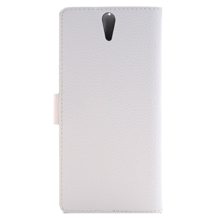 Litchi Texture Horizontal Flip Solid Color Leather Case with Holder & Card Slots & Wallet for Sony Xperia C5 Ultra
