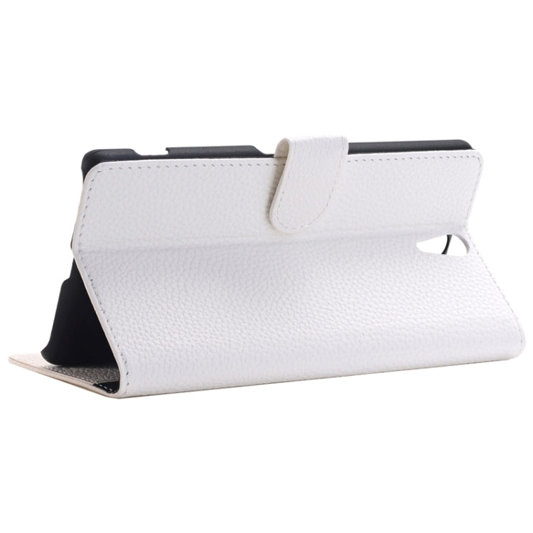 Litchi Texture Horizontal Flip Solid Color Leather Case with Holder & Card Slots & Wallet for Sony Xperia C5 Ultra