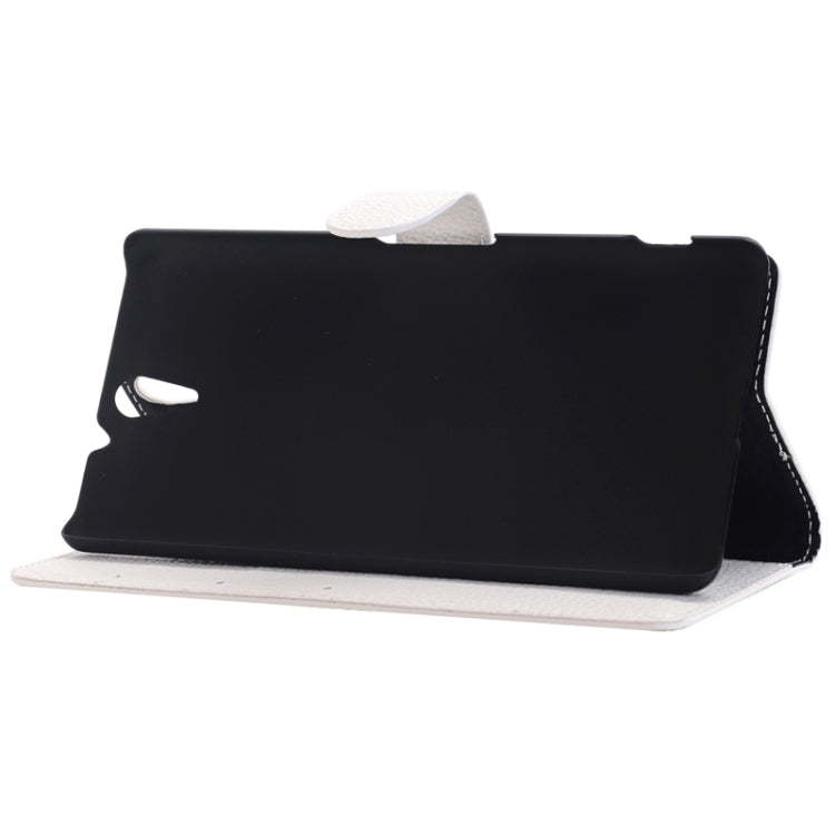 Litchi Texture Horizontal Flip Solid Color Leather Case with Holder & Card Slots & Wallet for Sony Xperia C5 Ultra