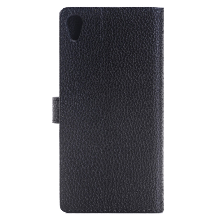 Litchi Texture Horizontal Flip Solid Color Leather Case with Holder & Card Slots & Wallet for Sony Xperia Z5