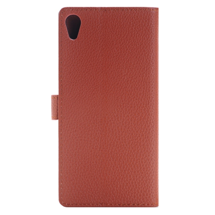 Litchi Texture Horizontal Flip Solid Color Leather Case with Holder & Card Slots & Wallet for Sony Xperia Z5