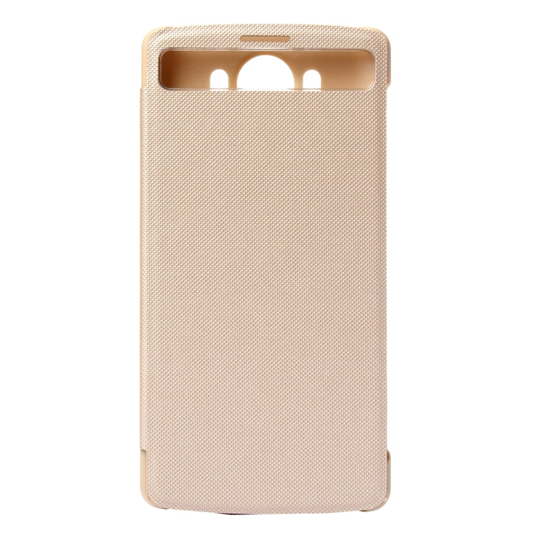 Horizontal Flip Solid Color Leather Case with Sleep / Wake-up Function for LG V10