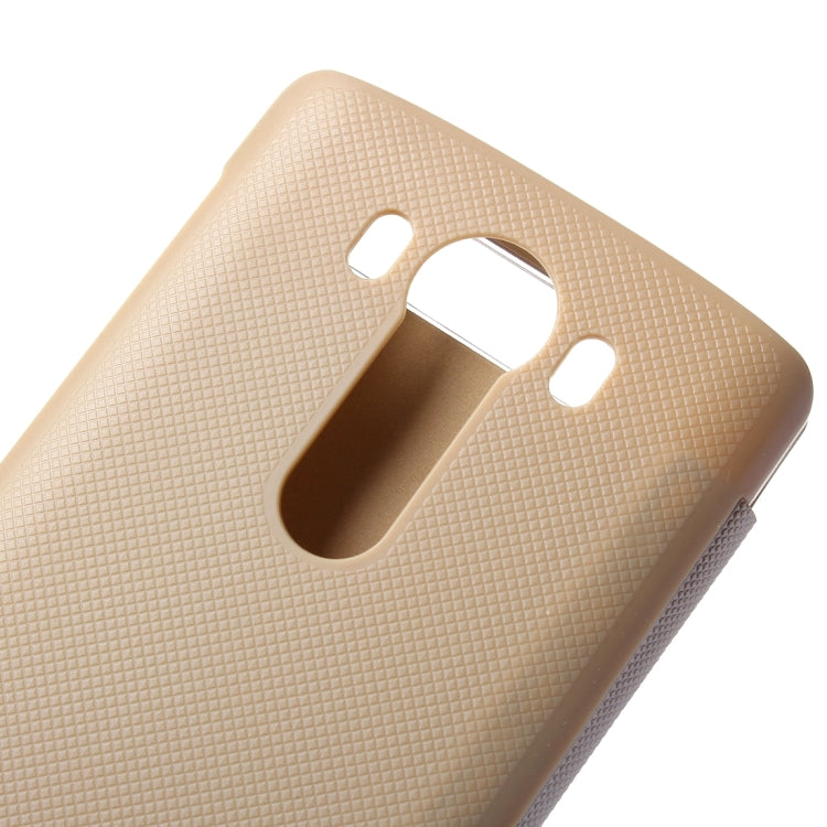 Horizontal Flip Solid Color Leather Case with Sleep / Wake-up Function for LG V10