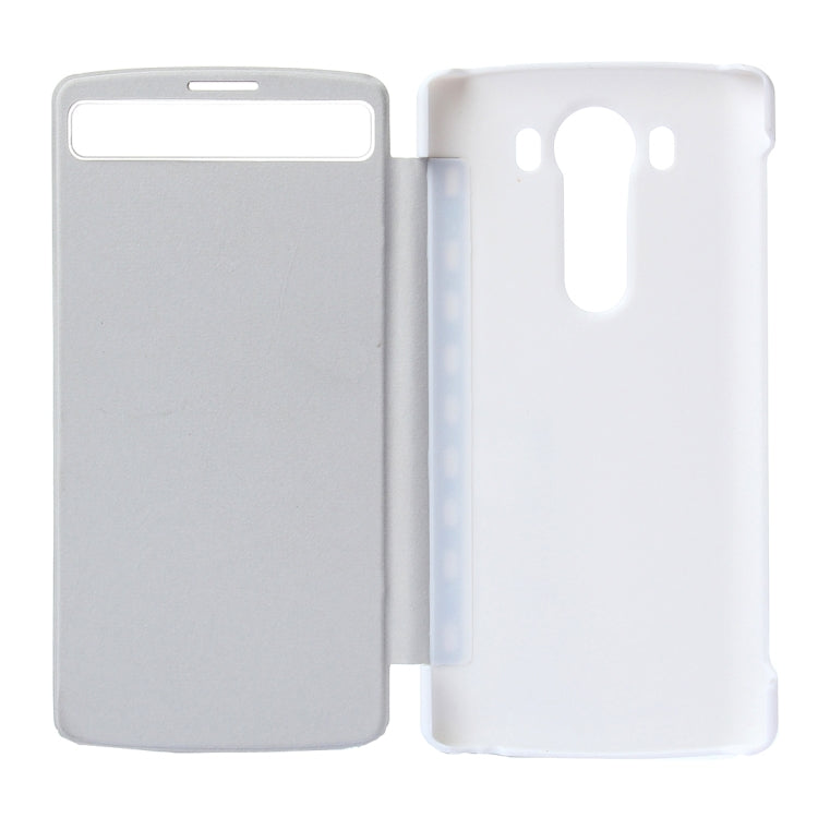 Horizontal Flip Solid Color Leather Case with Sleep / Wake-up Function for LG V10