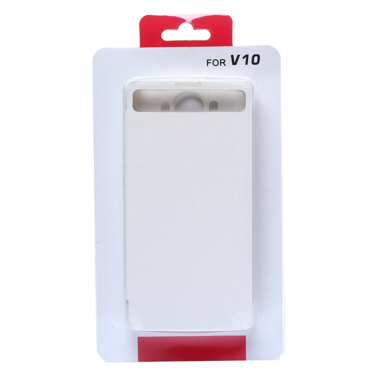 Horizontal Flip Solid Color Leather Case with Sleep / Wake-up Function for LG V10