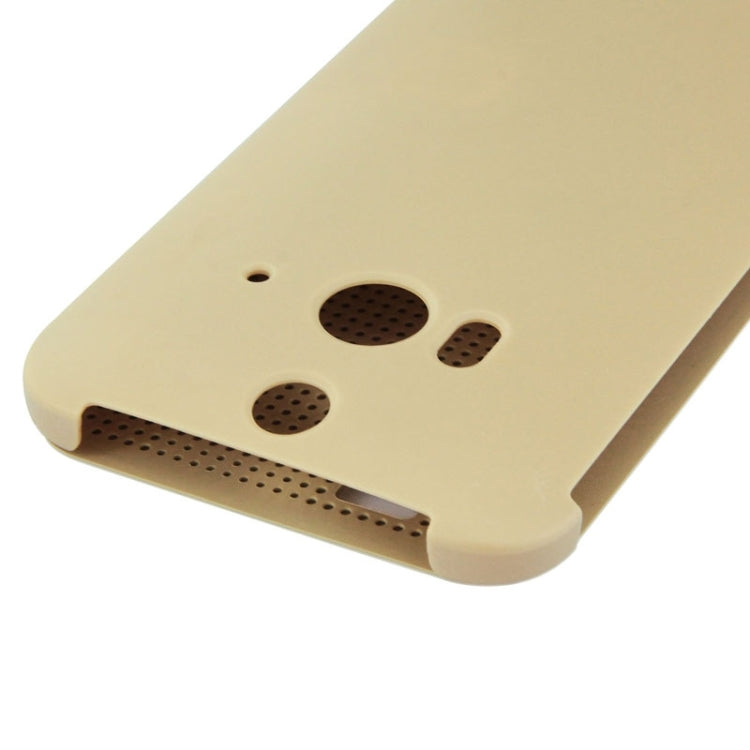 For HTC Butterfly 2 Smart Flip Dot View Protective Case with Sleep and Wake-up Function