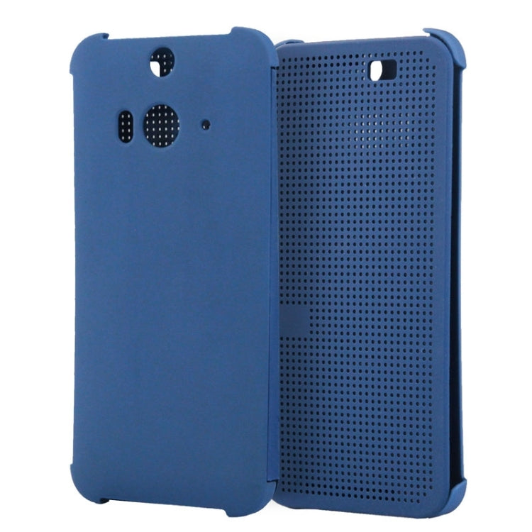 For HTC Butterfly 2 Smart Flip Dot View Protective Case with Sleep and Wake-up Function