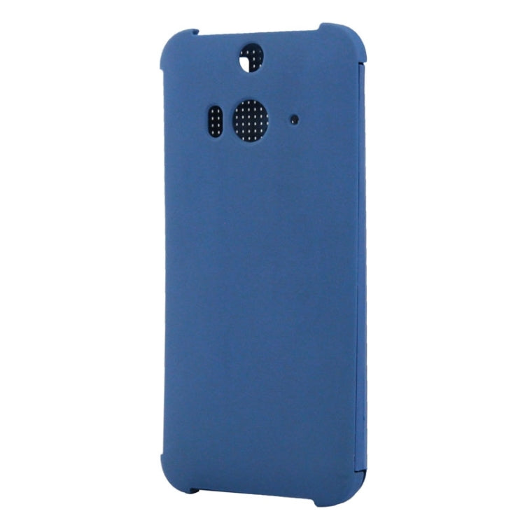 For HTC Butterfly 2 Smart Flip Dot View Protective Case with Sleep and Wake-up Function