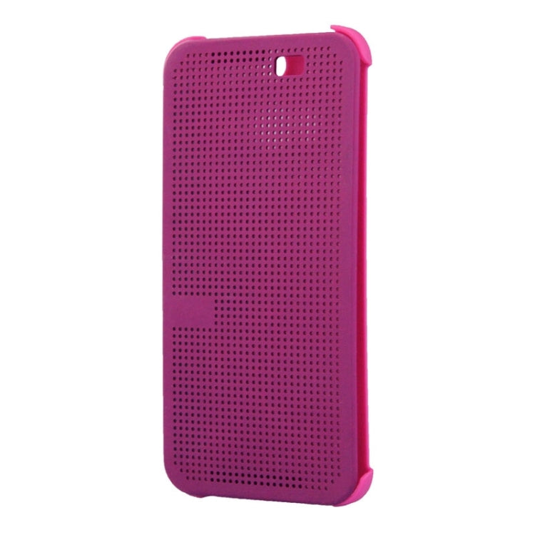 For HTC Butterfly 2 Smart Flip Dot View Protective Case with Sleep and Wake-up Function