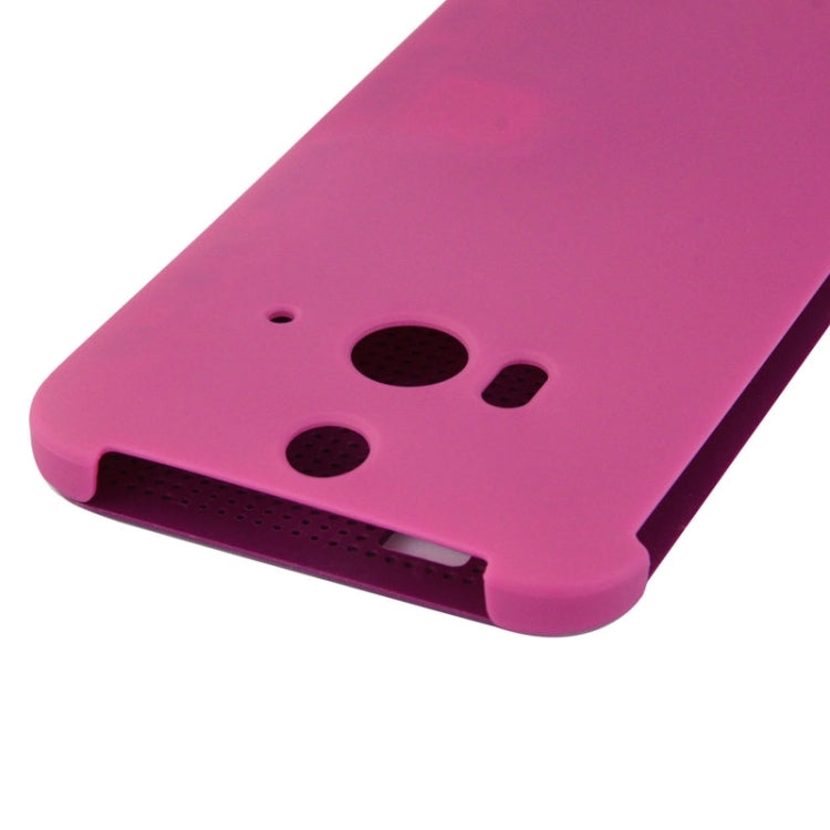 For HTC Butterfly 2 Smart Flip Dot View Protective Case with Sleep and Wake-up Function