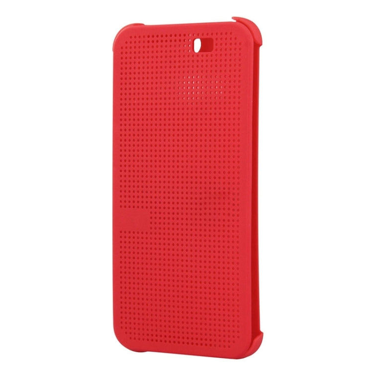 For HTC Butterfly 2 Smart Flip Dot View Protective Case with Sleep and Wake-up Function