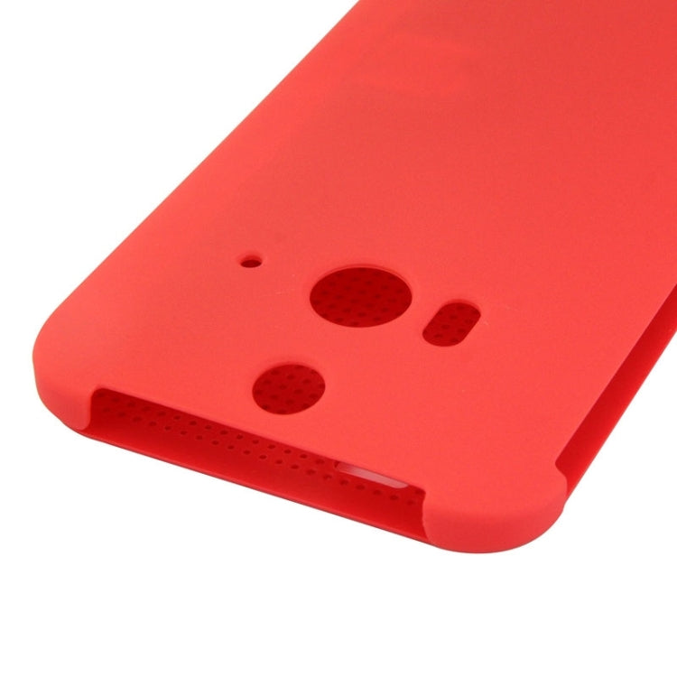 For HTC Butterfly 2 Smart Flip Dot View Protective Case with Sleep and Wake-up Function