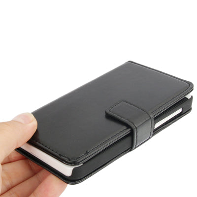 Fine Sheepskin Texture Horizontal Flip Leather Case with Credit Card Slots & Holder for BlackBerry Z10