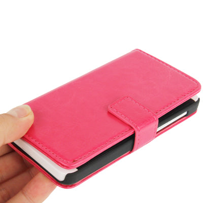 Fine Sheepskin Texture Horizontal Flip Leather Case with Credit Card Slots & Holder for BlackBerry Z10