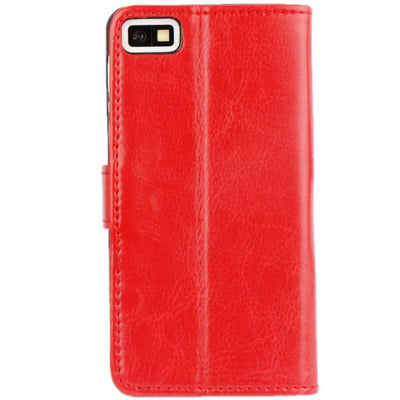 Fine Sheepskin Texture Horizontal Flip Leather Case with Credit Card Slots & Holder for BlackBerry Z10