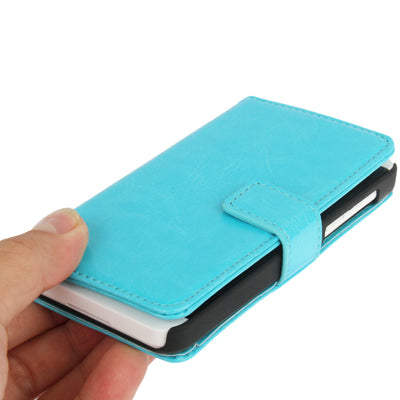 Fine Sheepskin Texture Horizontal Flip Leather Case with Credit Card Slots & Holder for BlackBerry Z10