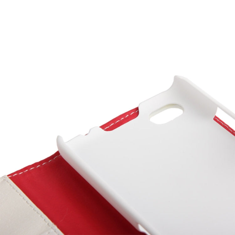 Litchi Texture Flip Leather Case with Credit Card Slots & Holder for BlackBerry Aristo Z30 / A10