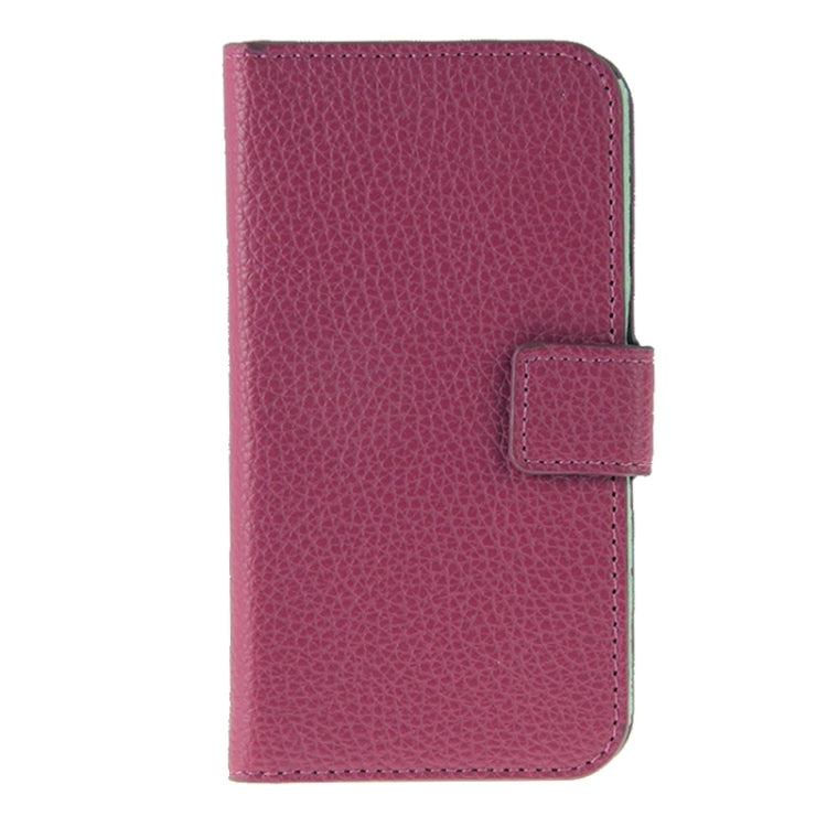For HTC Desire 320 Litchi Texture Horizontal Flip Solid Color Leather Case with Holder & Card Slots & Wallet