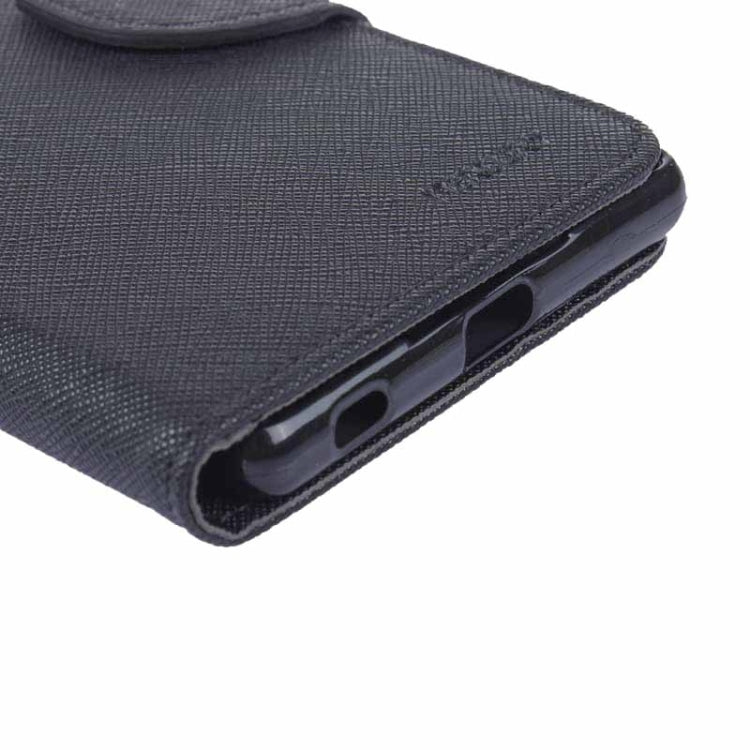 Cross Texture Horizontal Flip Solid Color Leather Case with Holder & Card Slots & Wallet for Sony Xperia Z4