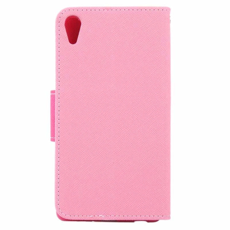 Cross Texture Horizontal Flip Solid Color Leather Case with Holder & Card Slots & Wallet for Sony Xperia Z4