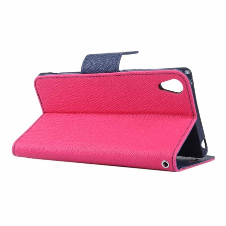Cross Texture Horizontal Flip Solid Color Leather Case with Holder & Card Slots & Wallet for Sony Xperia Z4