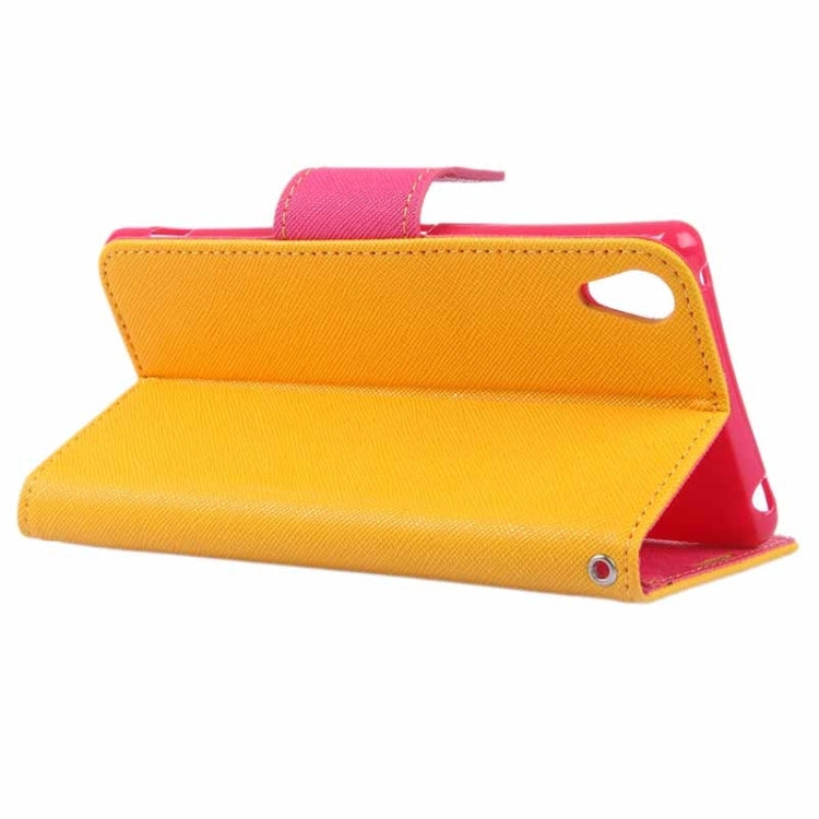 Cross Texture Horizontal Flip Solid Color Leather Case with Holder & Card Slots & Wallet for Sony Xperia Z4