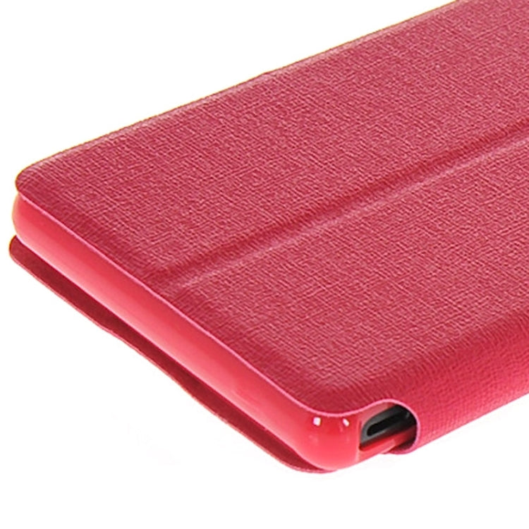 Oracle Texture Flip Leather Case with Holder & Caller ID Window for Sony Xperia Z3