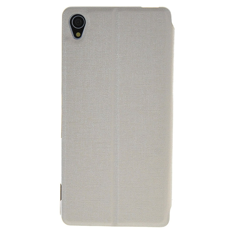 Oracle Texture Flip Leather Case with Holder & Caller ID Window for Sony Xperia Z3