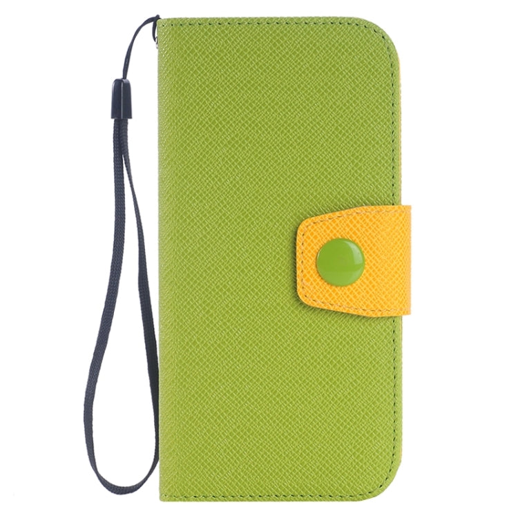 Cross Texture Contrast Color PU Flip Leather Case with Holder & Card Slots & Wallet & Lanyard for HTC One M9