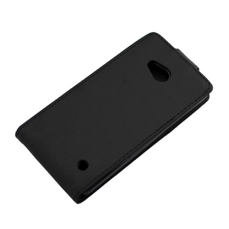 Vertical Flip Magnetic Button Leather Case for Microsoft Lumia 640